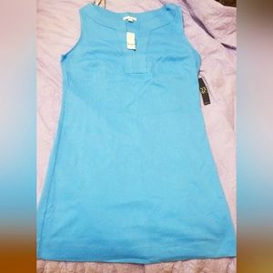 NWT - NY&CO Sleeveless Sky Blue A-Line Dress